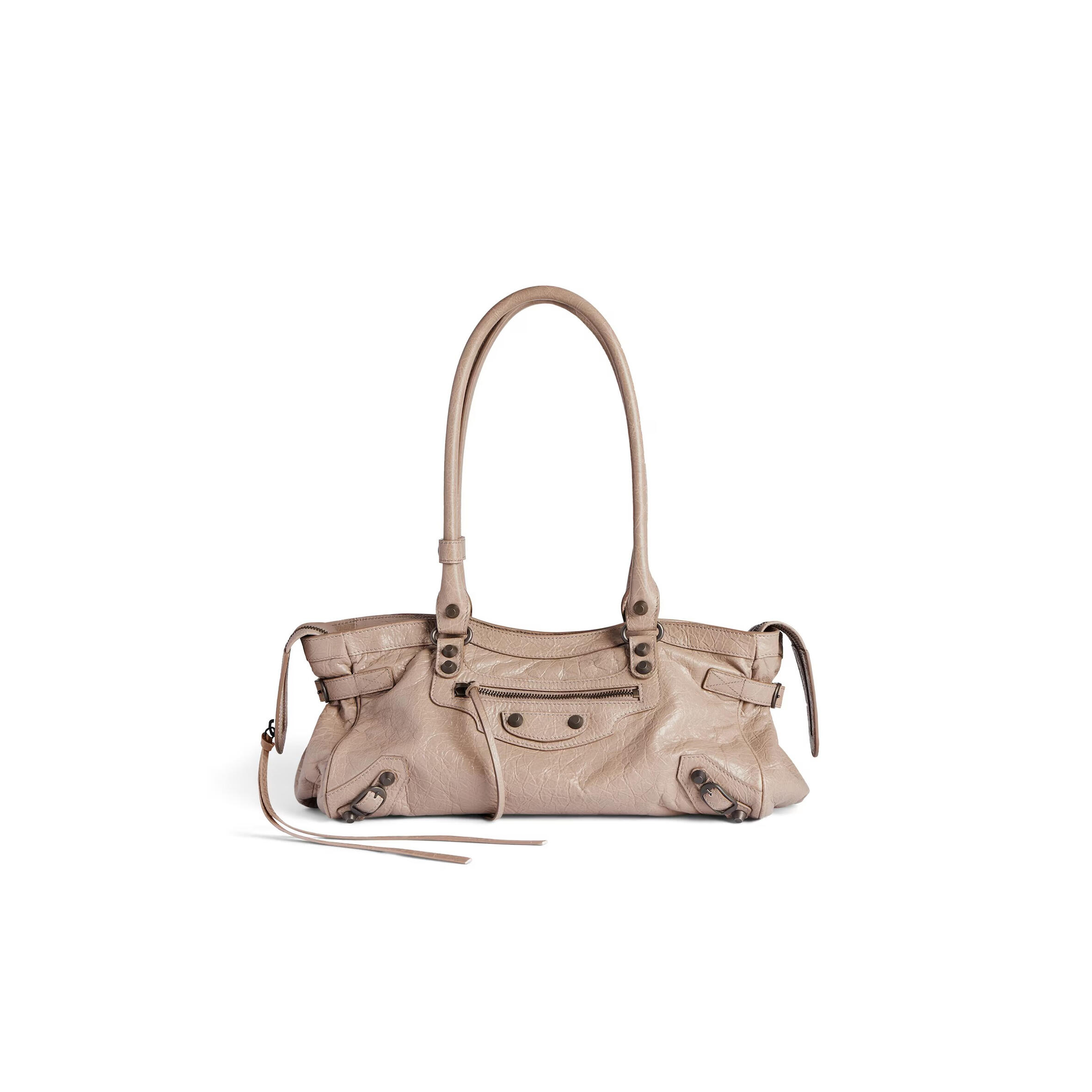 Ba1en*iaga women''s le city bag east-west in sesame 8457042abek2914 (40*18*15cm)